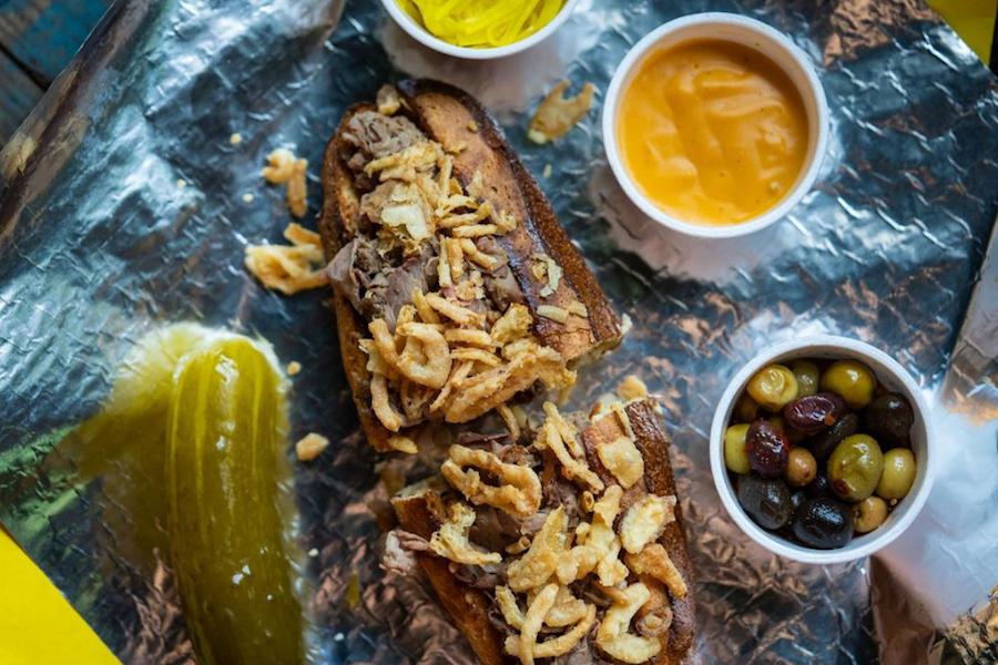 A sandwich from Hot Dip in Toronto